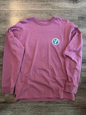 Vans Mauve Crewneck Tee with Checker Loop